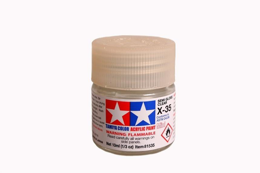 Tamiya X-35 Semi Gloss Clear Mini
